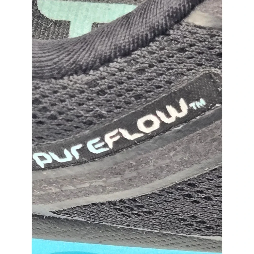Brooks‎ PureFlow Womens Size 7B Running Shoes Black Blue 1201011B022